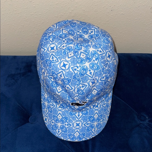 NWOT Vineyard Vines Blue & White Baseball Cap Adjustable - Picture 4 of 13